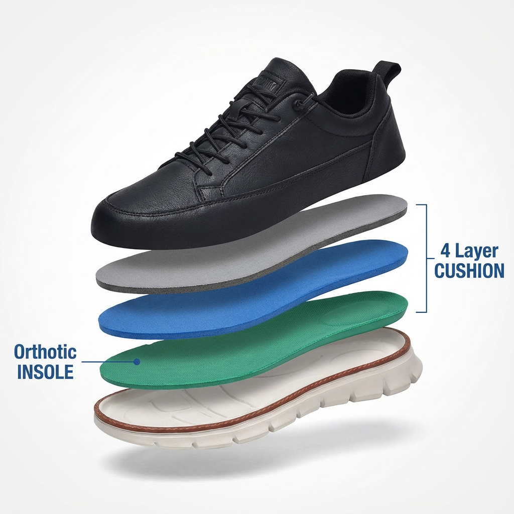 Glide Orhto-Leather Sneakers